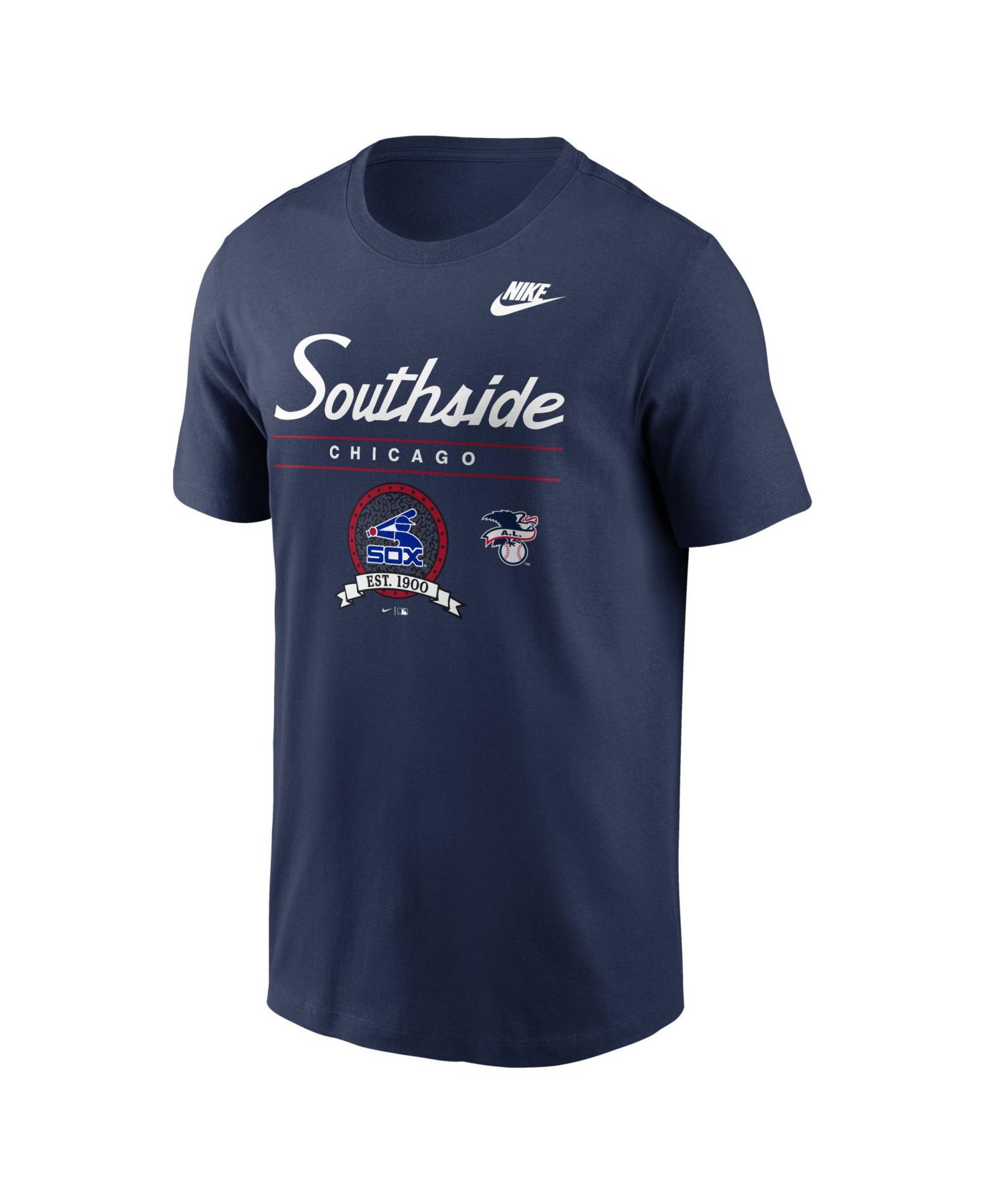 Men's Navy Chicago White Sox Cooperstown Graphic T-Shirt