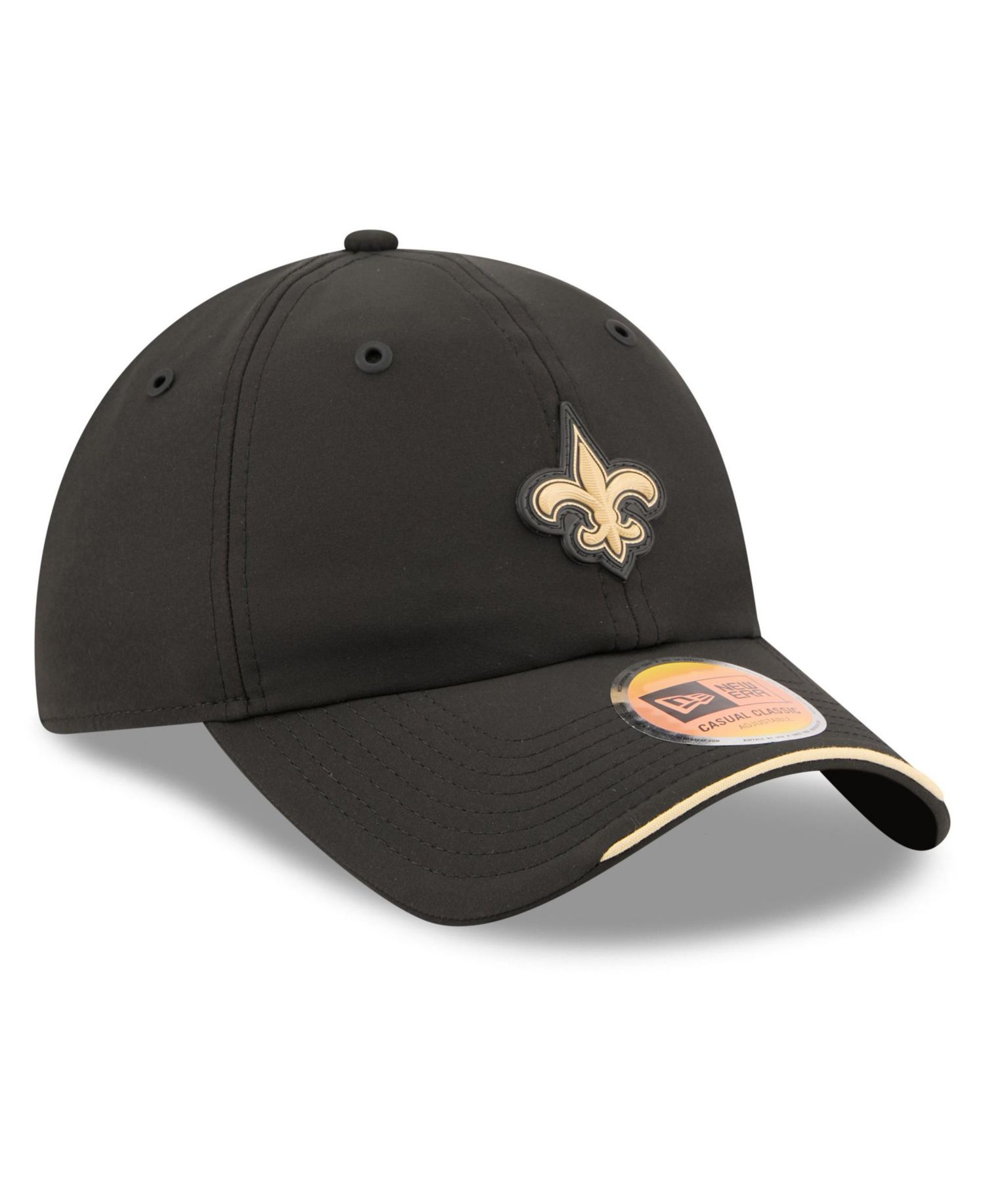 Men's Black New Orleans Saints 2026 Sideline Casual Classic Adjustable Hat