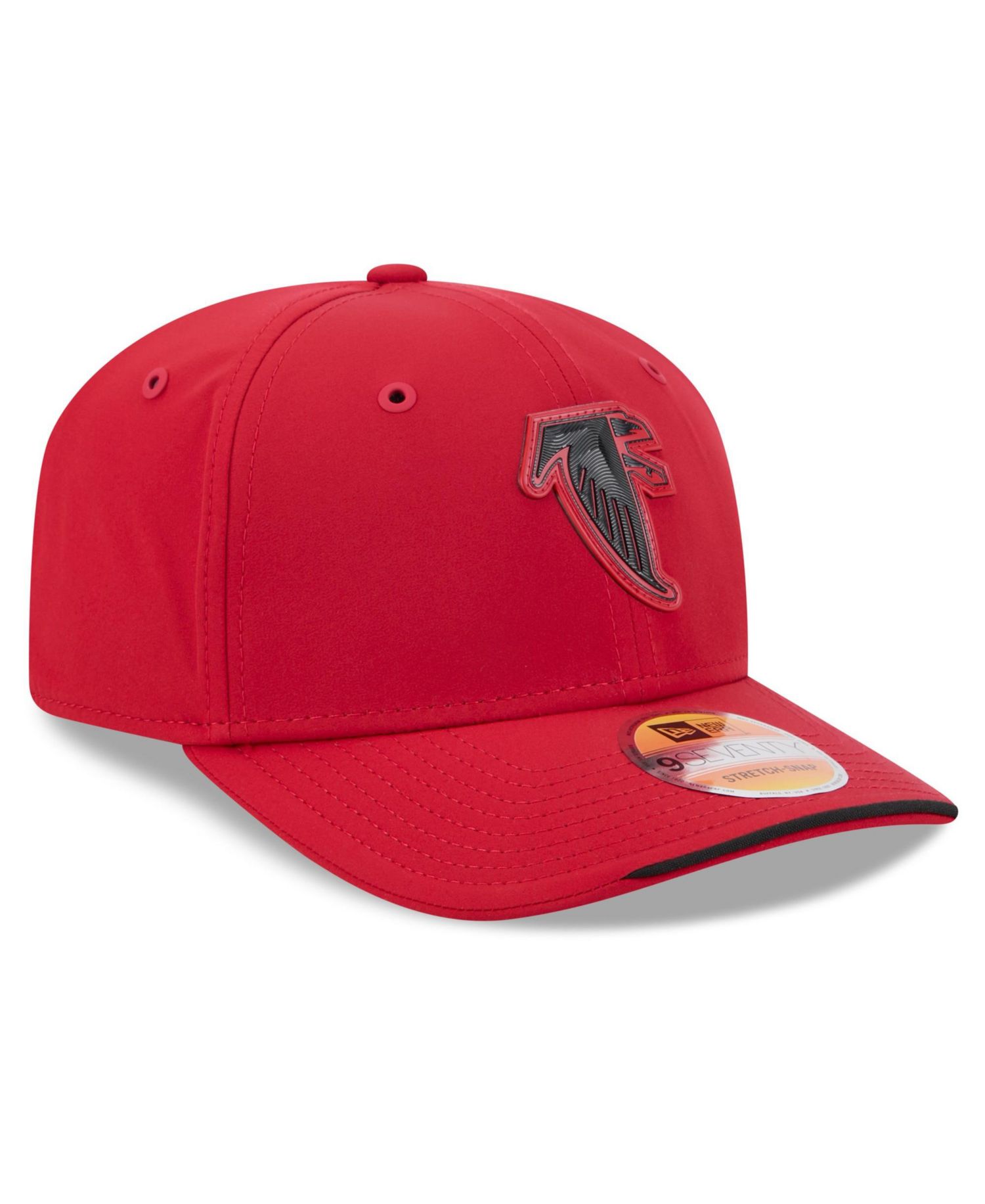 Men's Red Atlanta Falcons 2026 Sideline Throwback 9SEVENTY Adjustable Hat