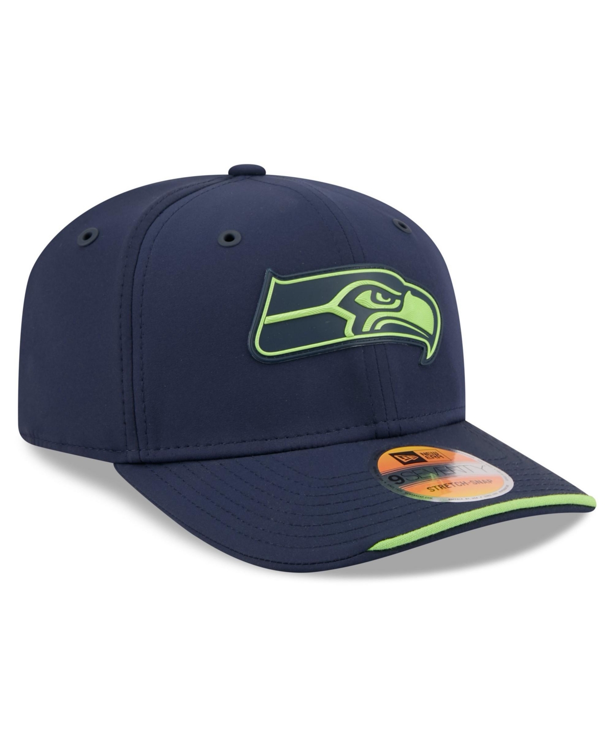 New Era Men's College Navy Seattle Seahawks 2026 Sideline 9SEVENTY Adjustable Hat