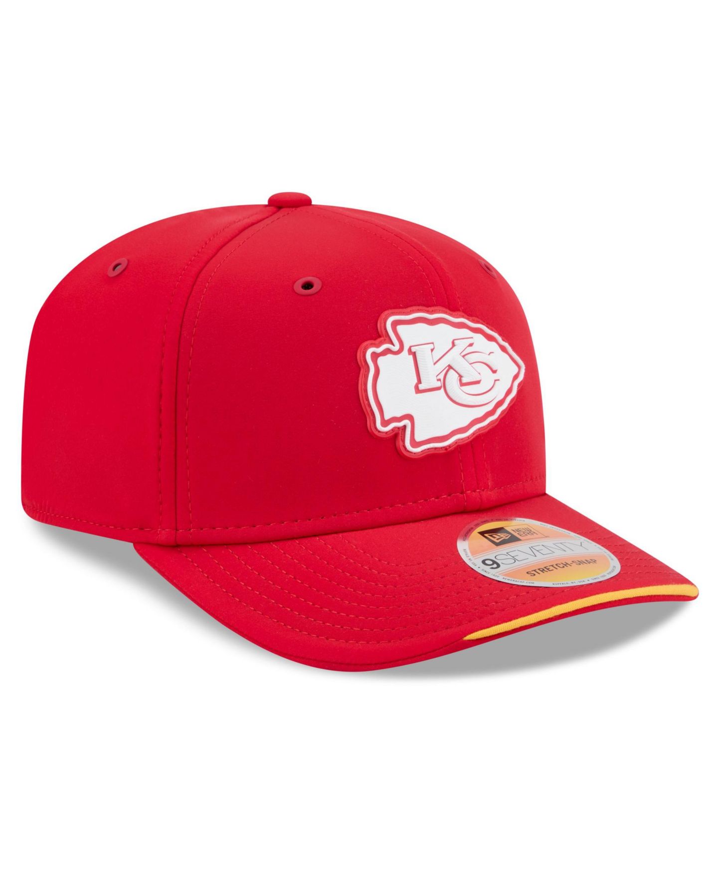 Мужская кепка New Era Red Kansas City Chiefs 2026 Sideline 9SEVENTY Adjustable Hat — фото 4