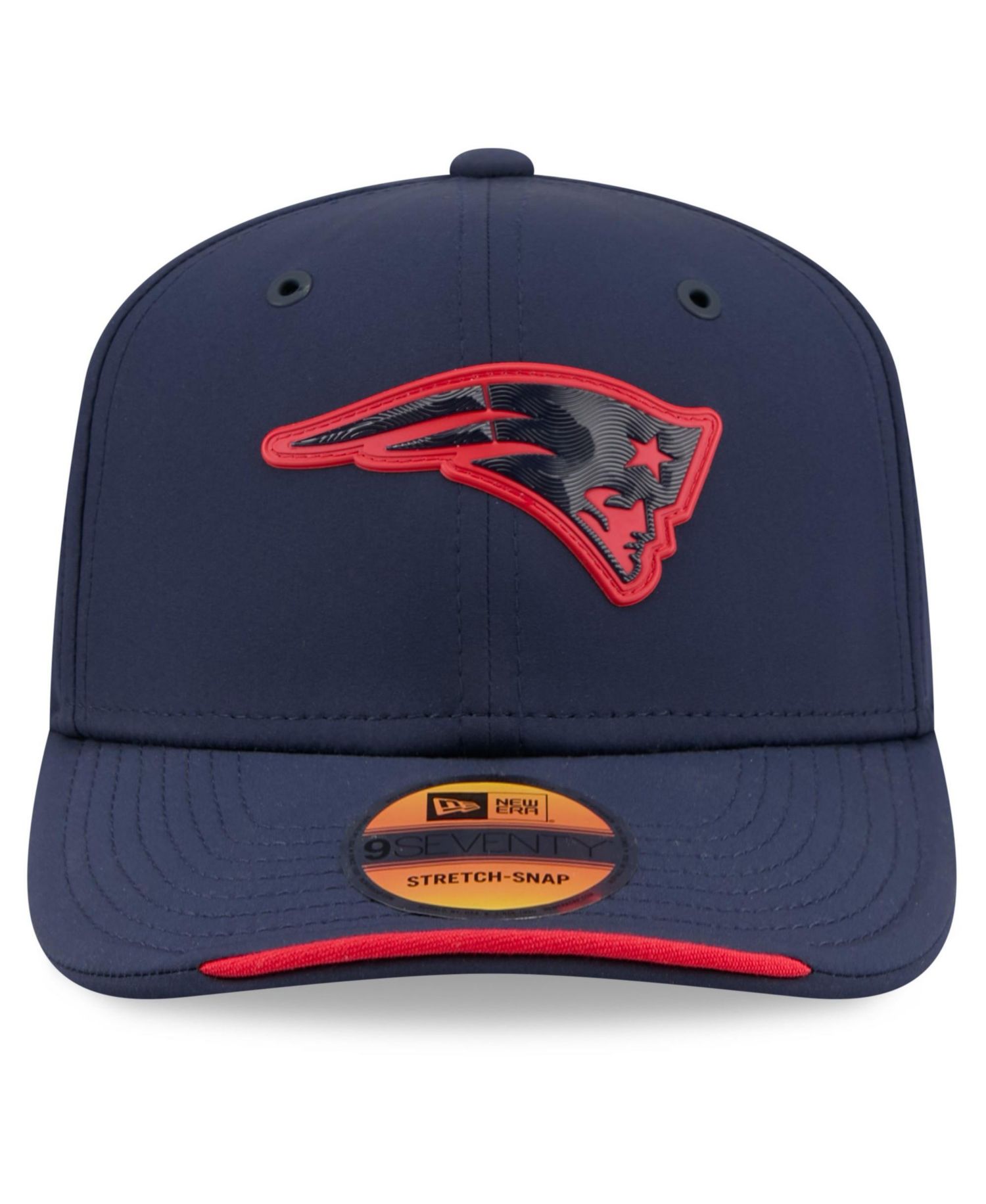 Men's Navy New England Patriots 2026 Sideline 9SEVENTY Adjustable Hat