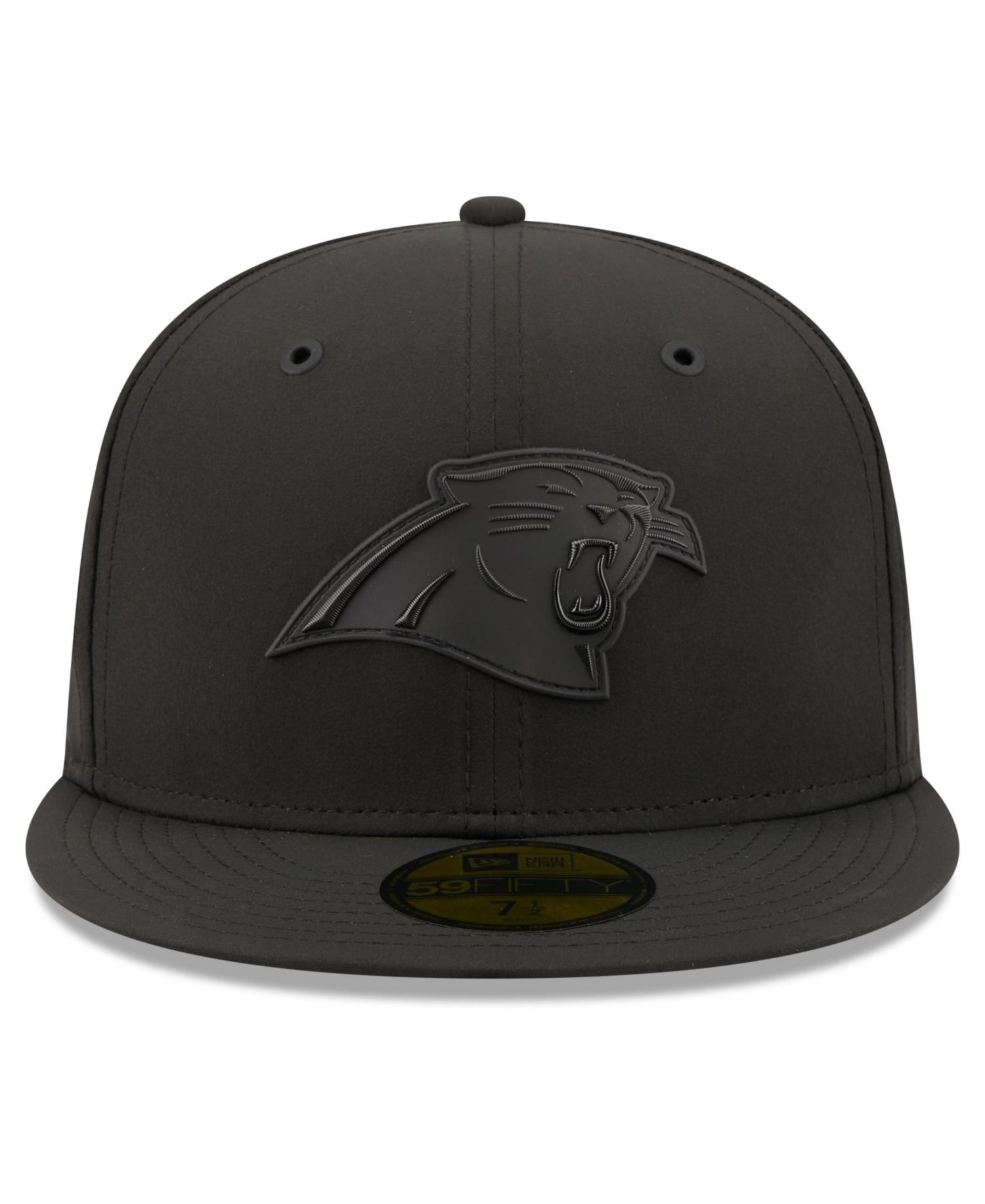 Men's Black Carolina Panthers 2026 Sideline 59FIFTY Fitted Hat