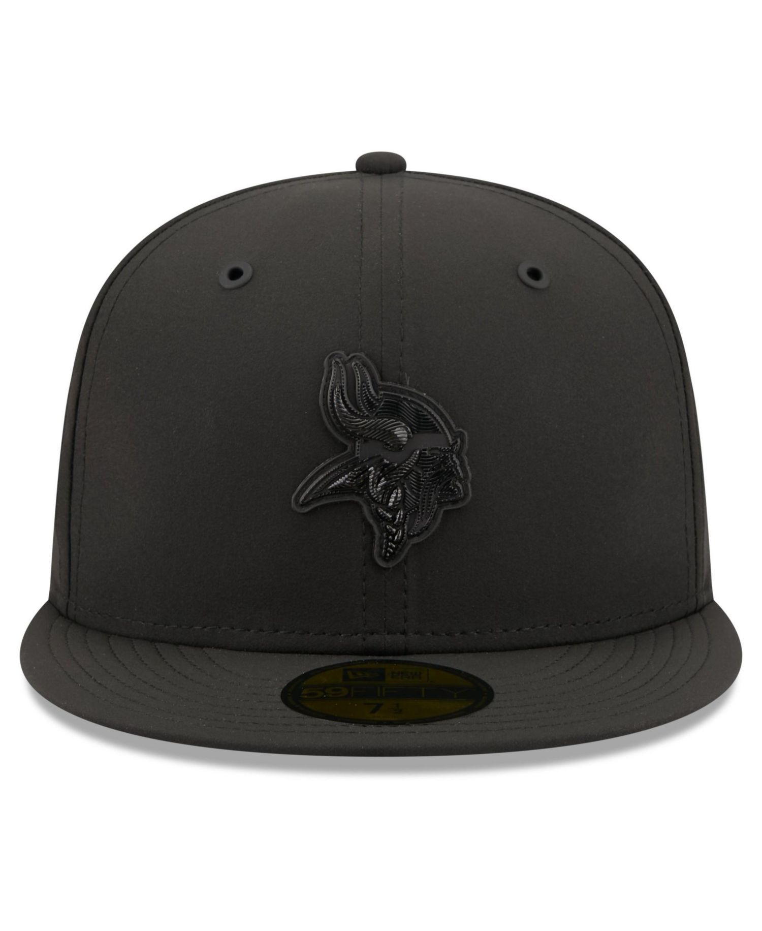 Men's Black Minnesota Vikings 2026 Sideline 59FIFTY Fitted Hat