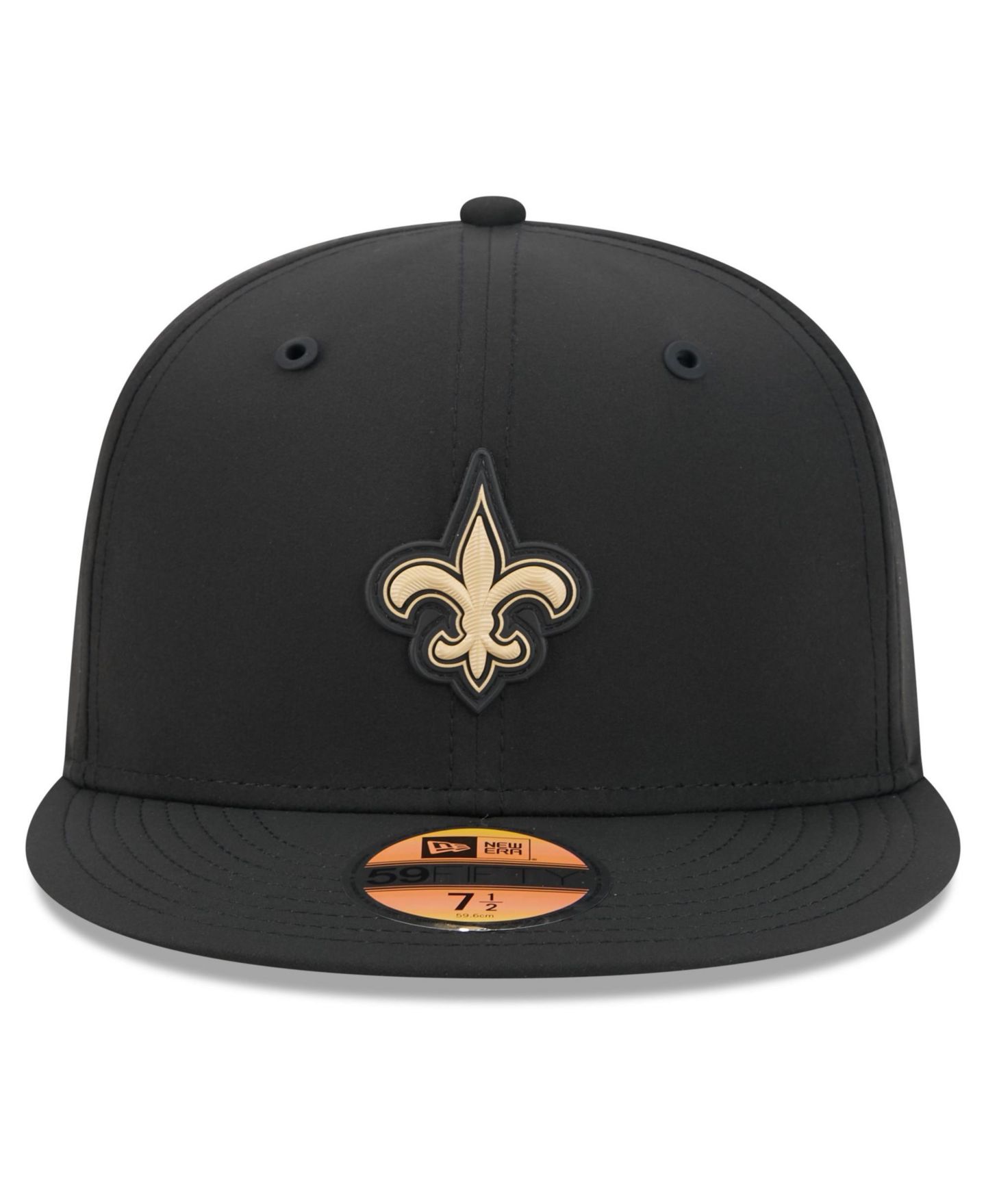 Мужская кепка New Era Black New Orleans Saints 2026 Sideline 59FIFTY Fitted Hat — фото 5