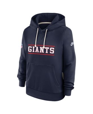 Women's Navy New York Giants Sideline Standard Issue Alternate Dri-FIT Hoodie