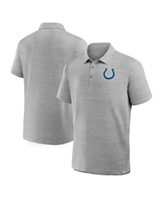 Men's Heather Gray Indianapolis Colts Clutch Polo Shirt