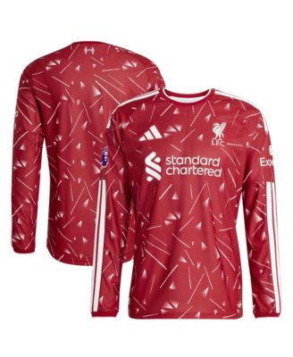 Men's Red Liverpool 2026/27 Home On-Field AuthenticLong sleeves Jersey