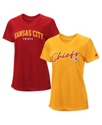 Women's 2-piece Red/Gold Kansas City Chiefs T-Shirt