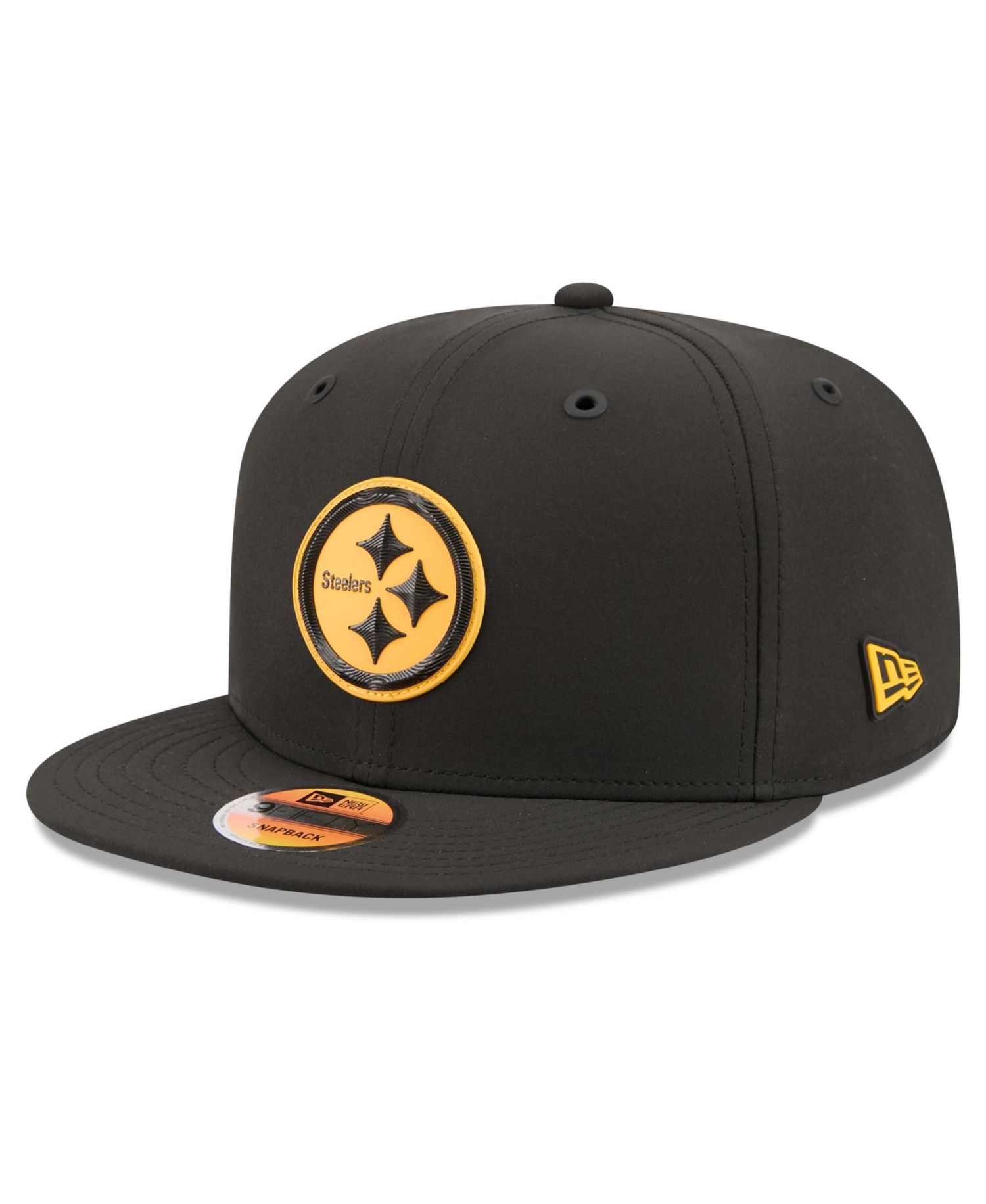 Men's Black Pittsburgh Steelers 2026 Sideline 9FIFTY Snapback Hat