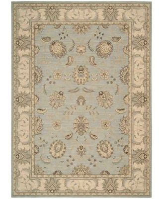 Persian Empire PE22 Aqua 3'6" x 5'6" Area Rug