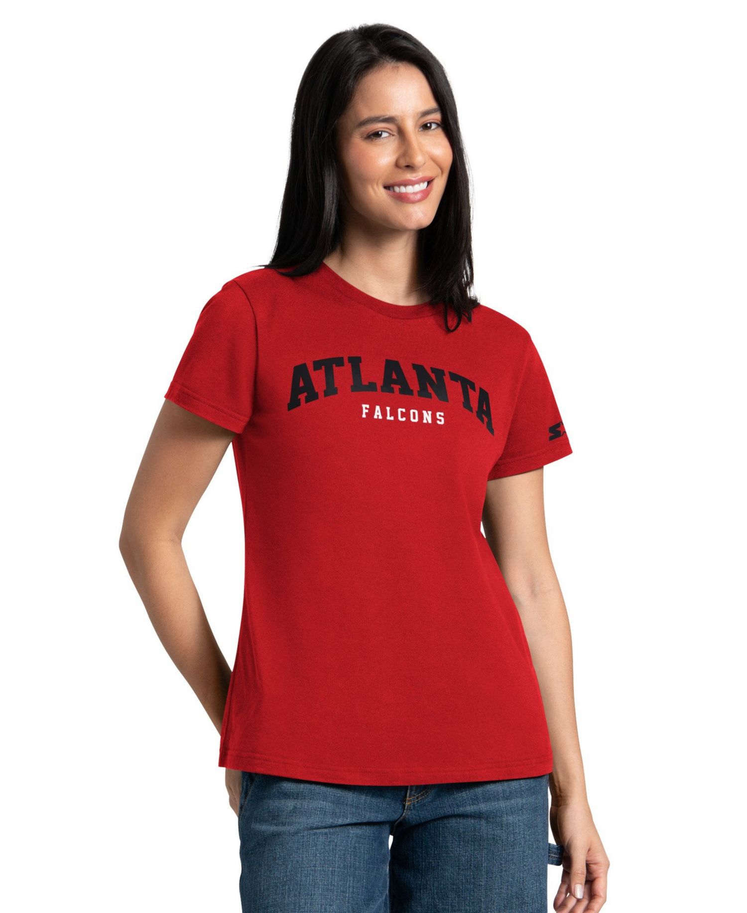 Women's 2-piece Red/Black Atlanta Falcons T-Shirt