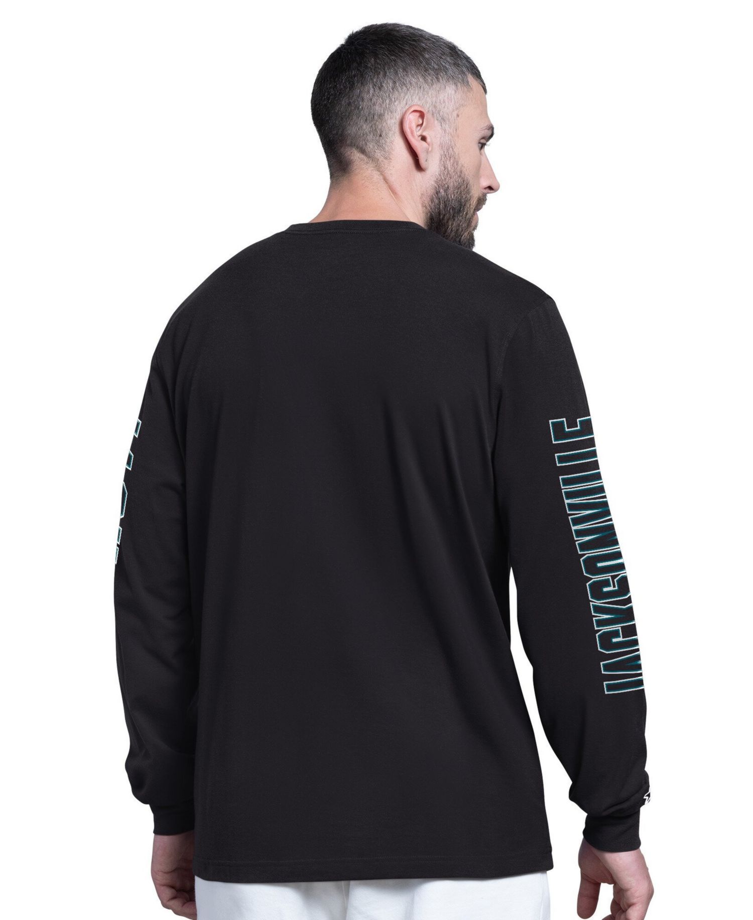 Men's Black Jacksonville Jaguars Clutch Hit II Long-Sleeve T-Shirt