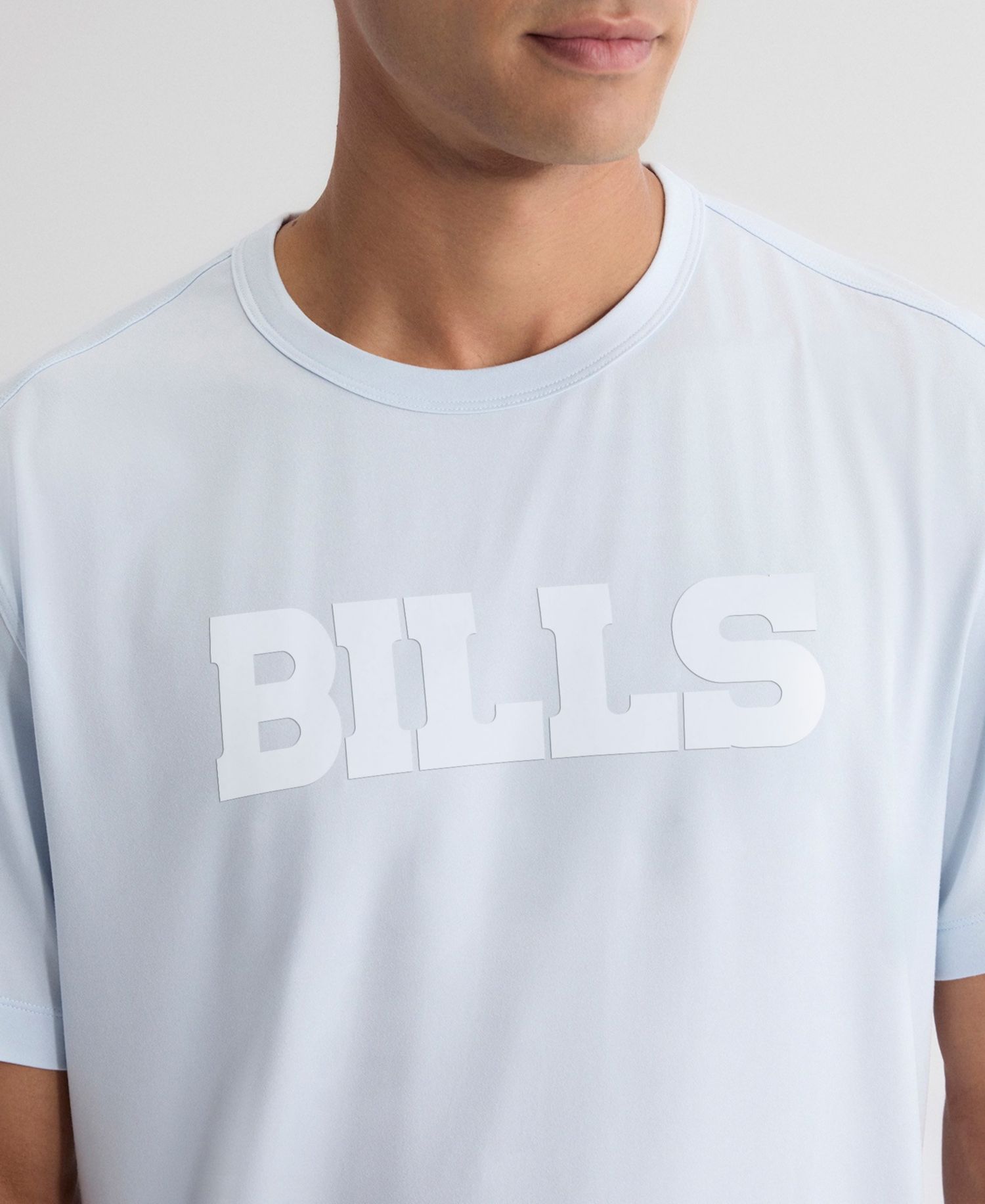 Men's Light Blue Buffalo Bills Clutch T-Shirt