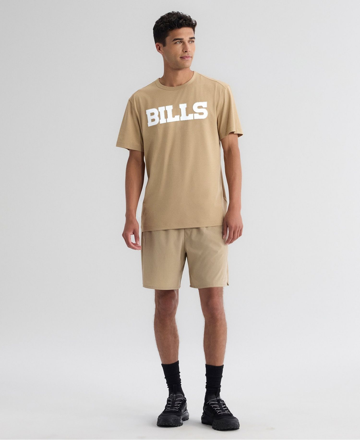 Men's Tan Buffalo Bills Clutch T-Shirt