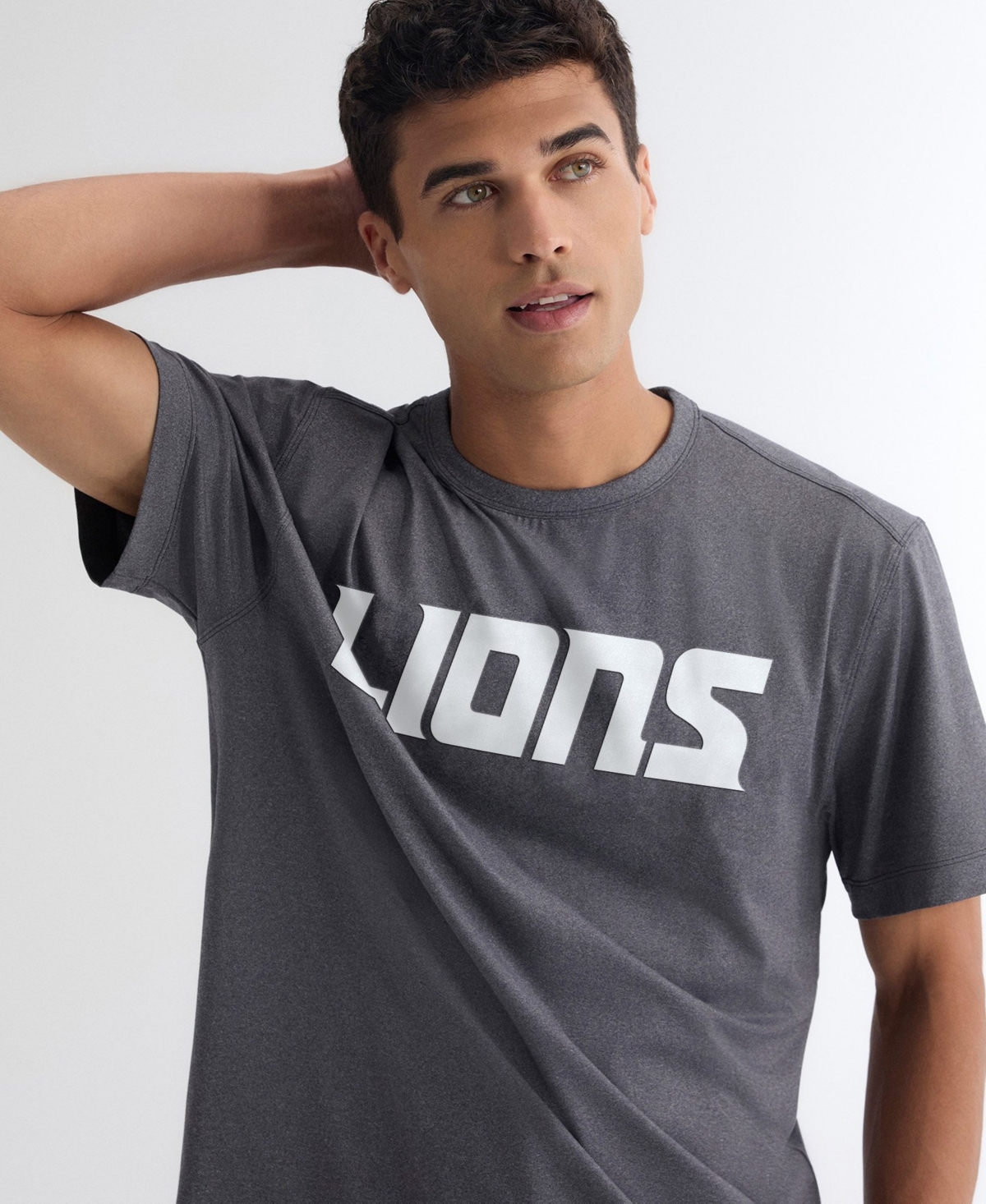 Fanatics Men's Charcoal Detroit Lions Clutch T-Shirt
