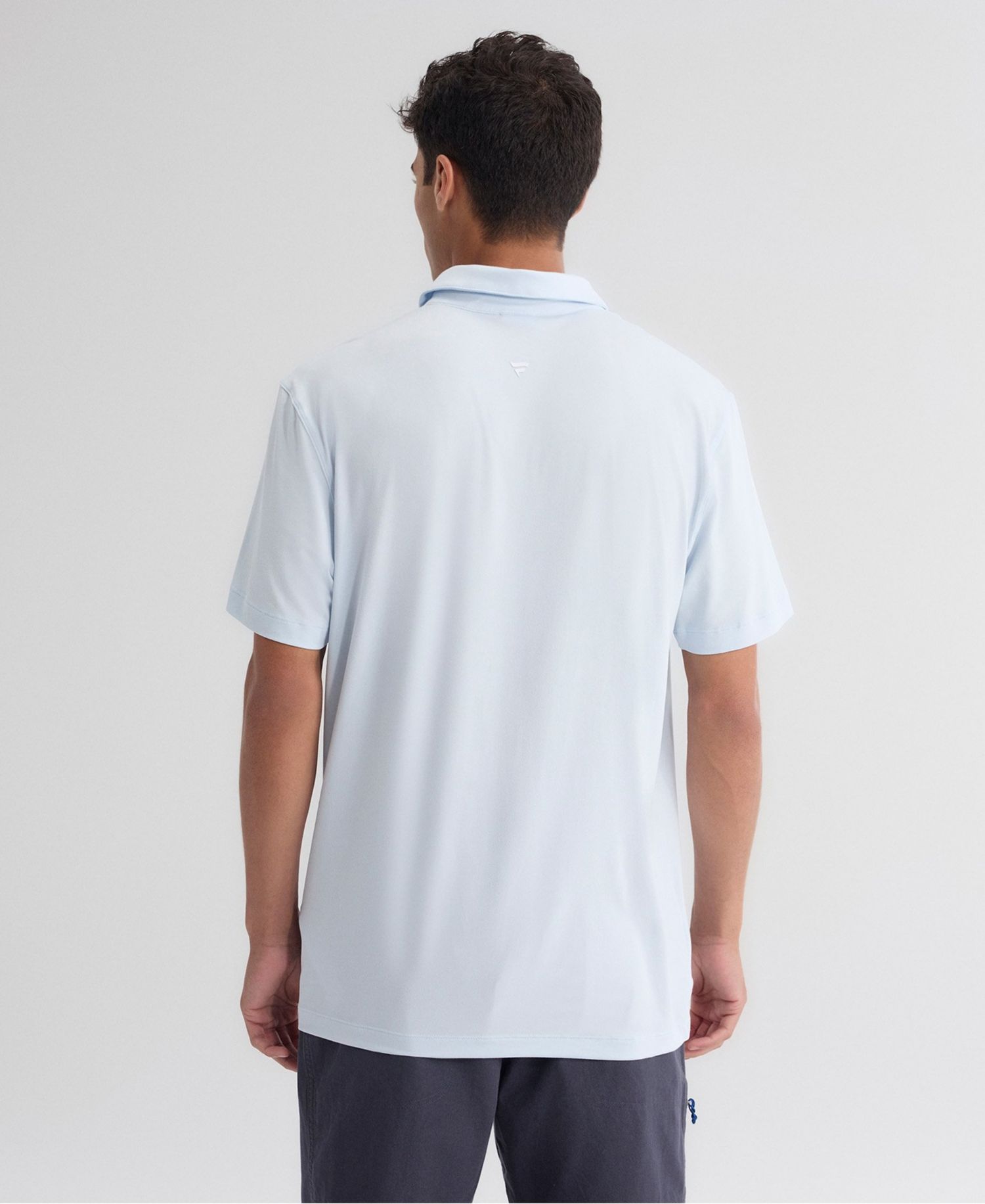 Men's Light Blue New York Yankees Clutch Polo Shirt