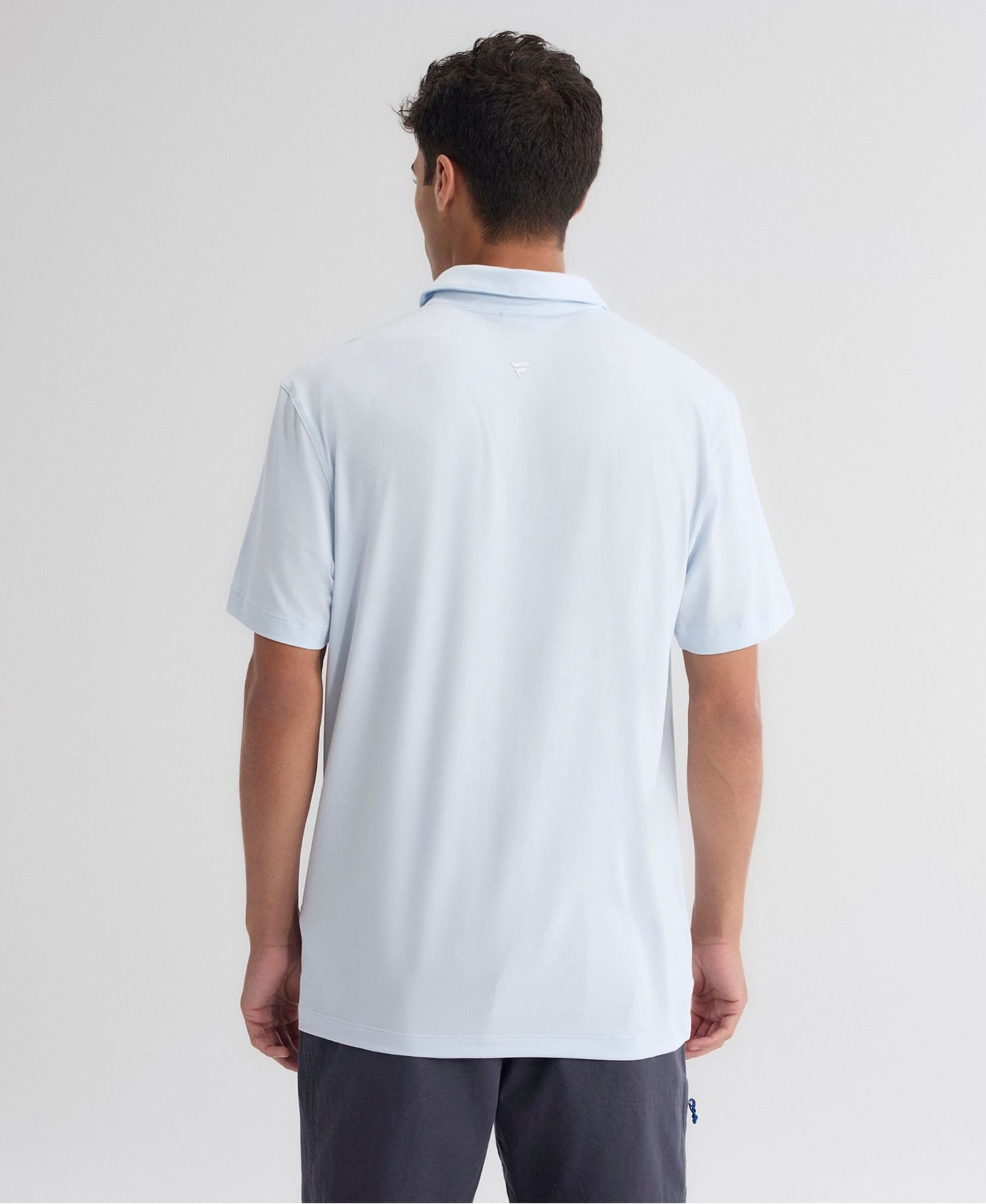 Men's Light Blue Chicago Cubs Clutch Polo Shirt