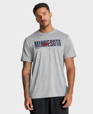 Men's Heather Gray Minnesota Twins Swoosh Legend Dri-FIT T-Shirt