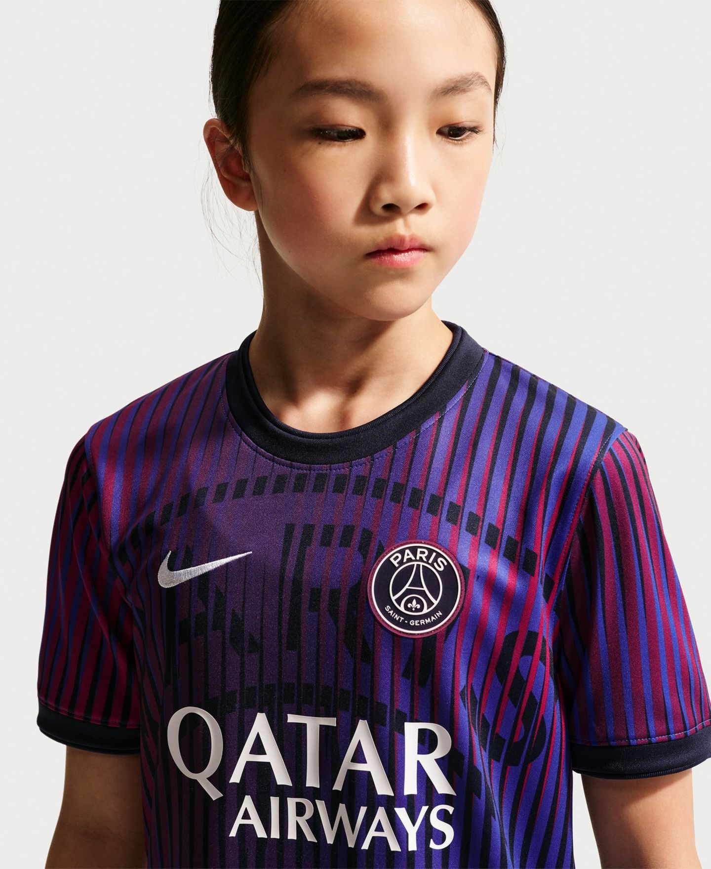 Детское джерси Nike Paris Saint-Germain 2026/27 Dri-FIT Pre-Match, Navy — фото 6