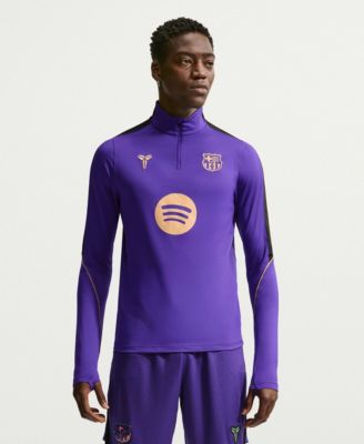 Men's Purple Barcelona 2026/27 Away Strike Drill Dri-FIT Quarter-Zip Top