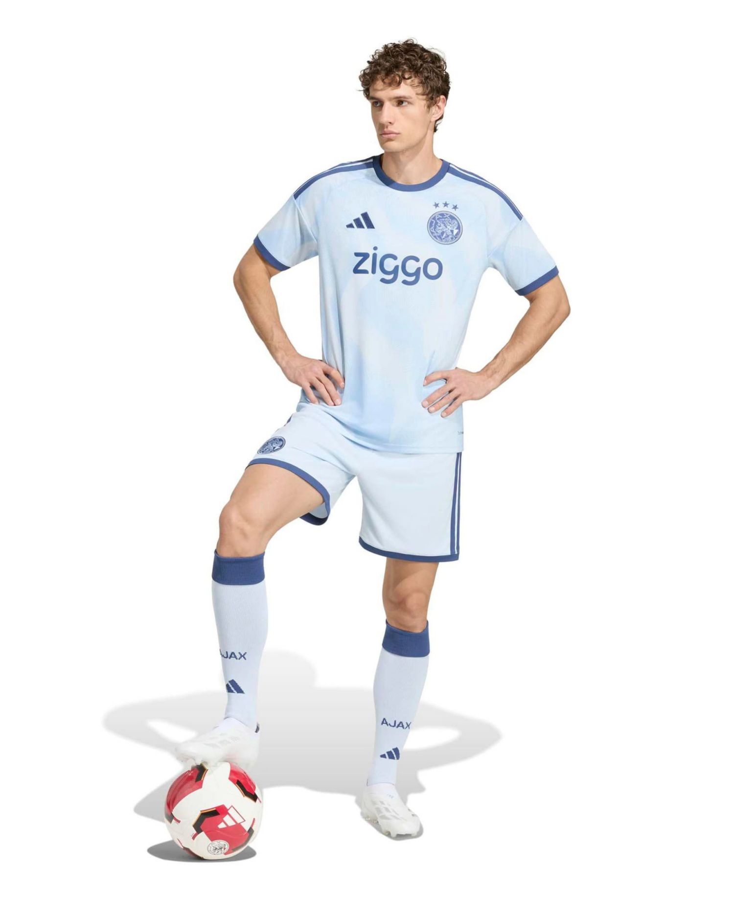 Men's Light Blue Ajax 2026/27 Third Replica Jersey