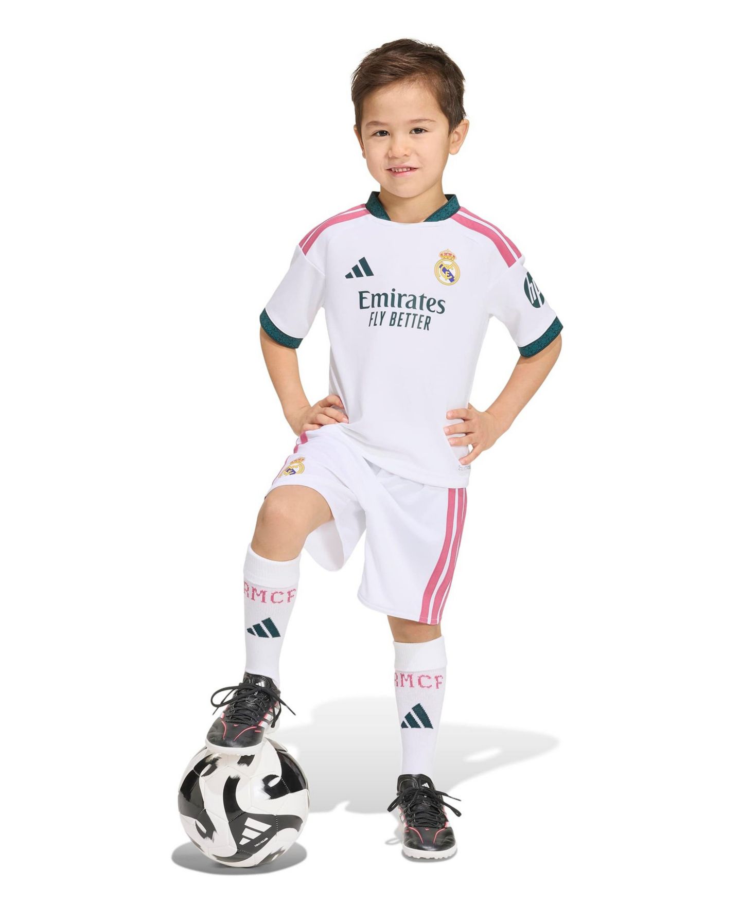 Комплекты adidas White Real Madrid Replica Kit Set для мальчиков-малышей — фото 8
