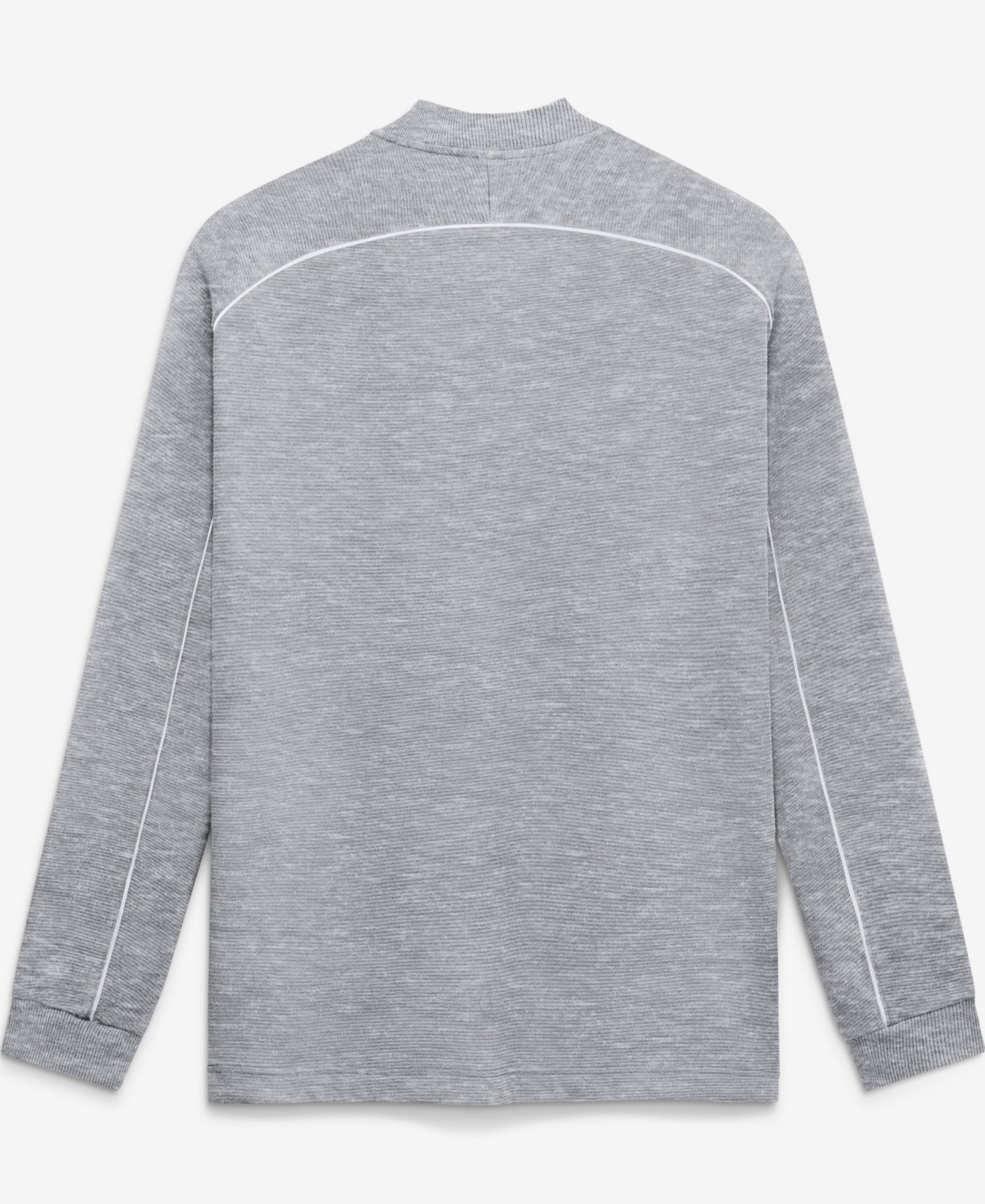 Nike Men's Gray Michigan Wolverines Par Raglan Tri-Blend Therma-fit Half-Zip Pullover Sweatshirt