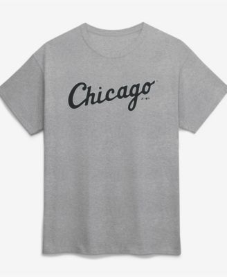 Men's Heather Gray Chicago White Sox Wordmark T-Shirt
