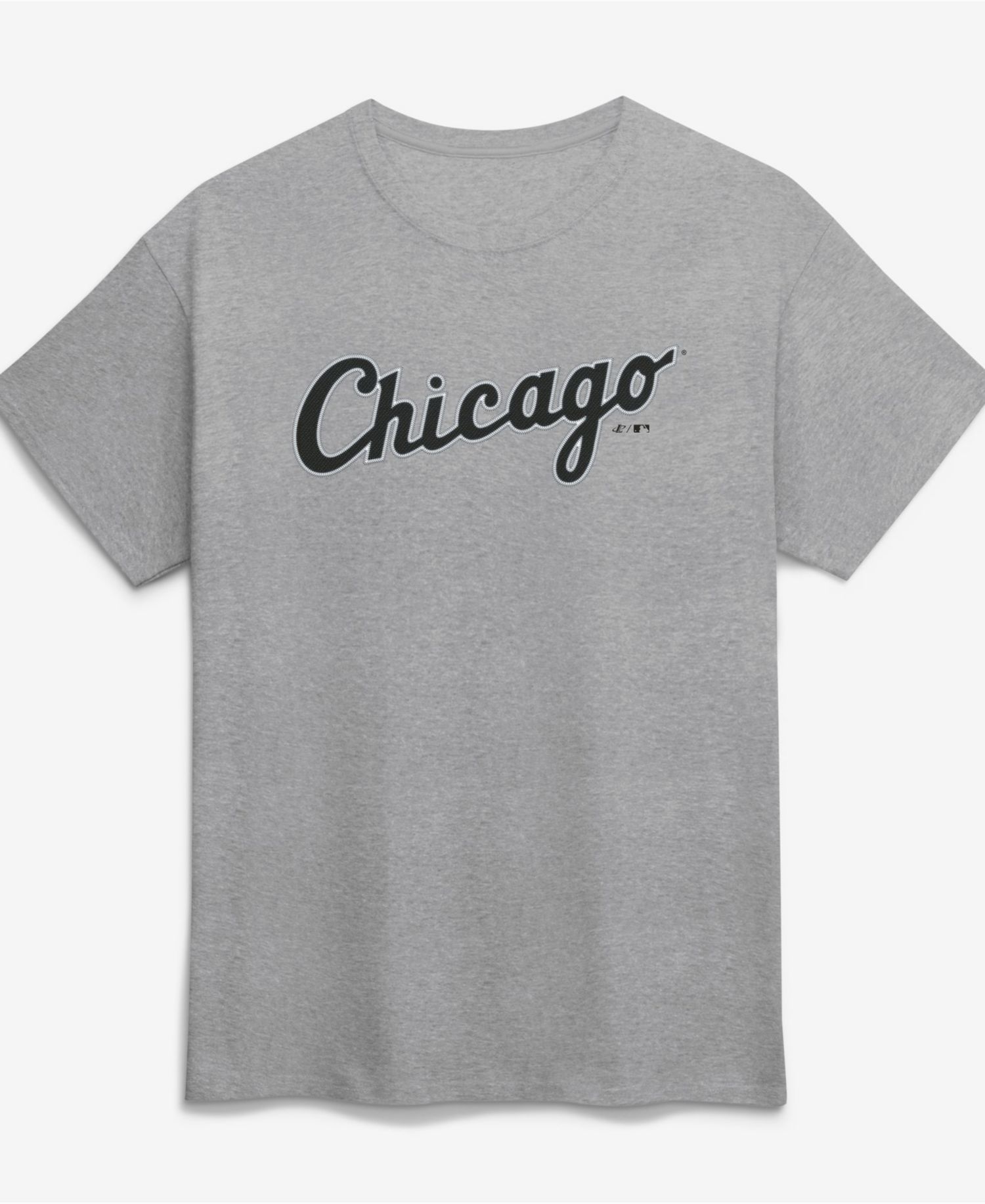 Men's Heather Gray Chicago White Sox Wordmark T-Shirt