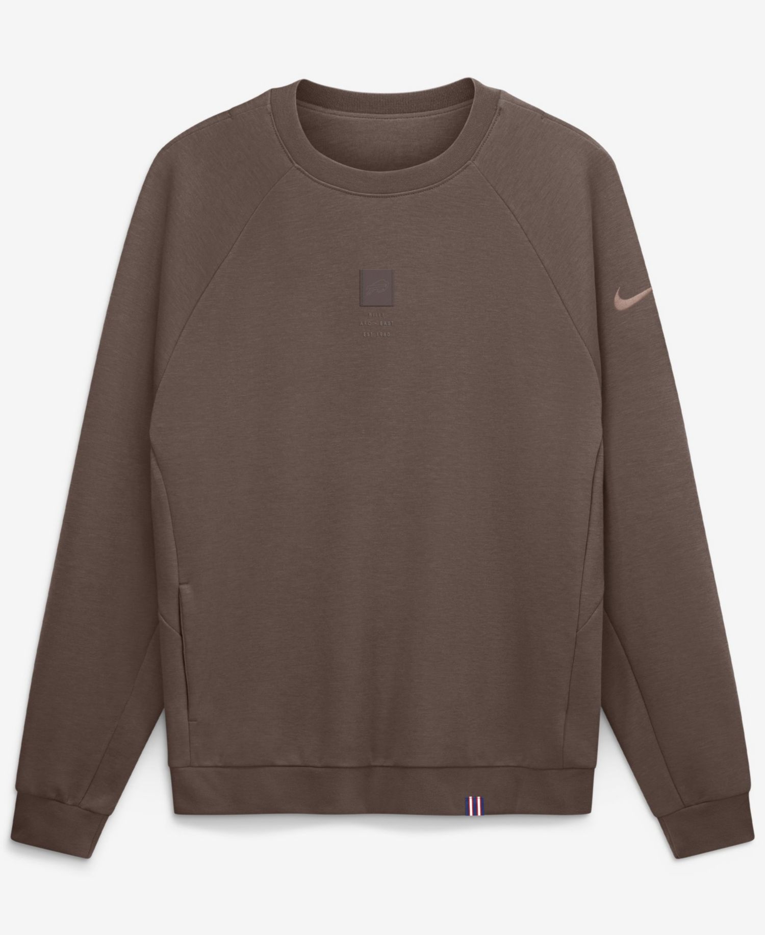 Men's Brown Buffalo Bills Full Defense Dri-FIT Primary Sweatshirt