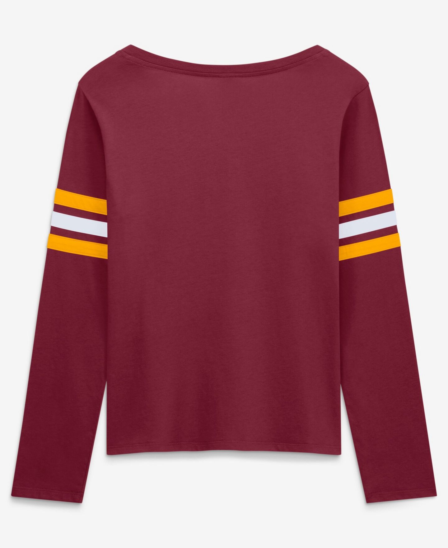 Женская футболка Fanatics Burgundy Washington Commanders Team First Coverage Scheme Lace-Up Long Sleeve — фото 2