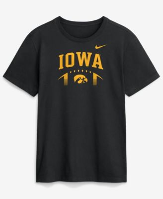 Men's Black Iowa Hawkeyes Primetime Football Icon T-Shirt