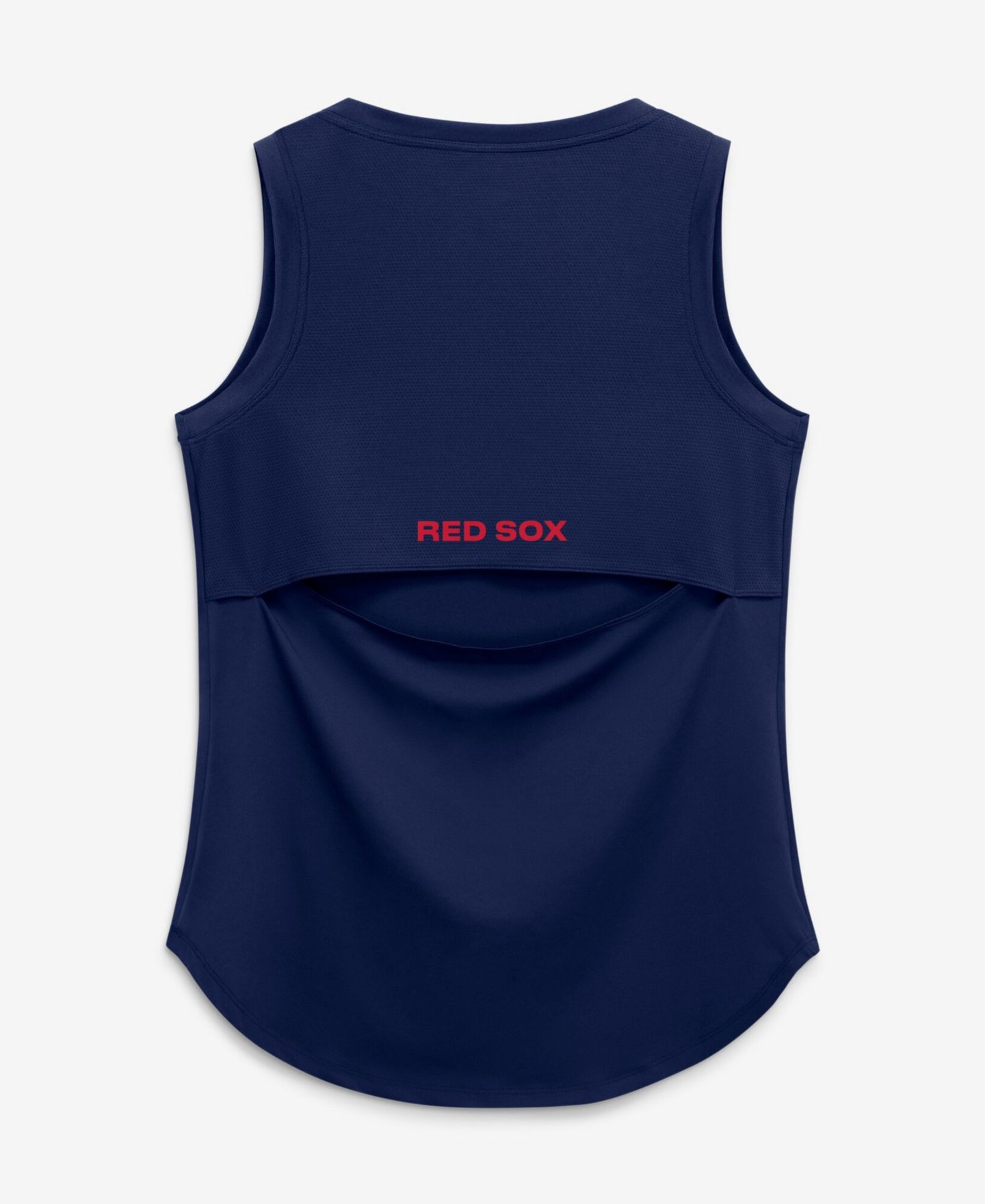 Женский топ Fanatics Navy Boston Red Sox Draped Mesh Back Performance — фото 4