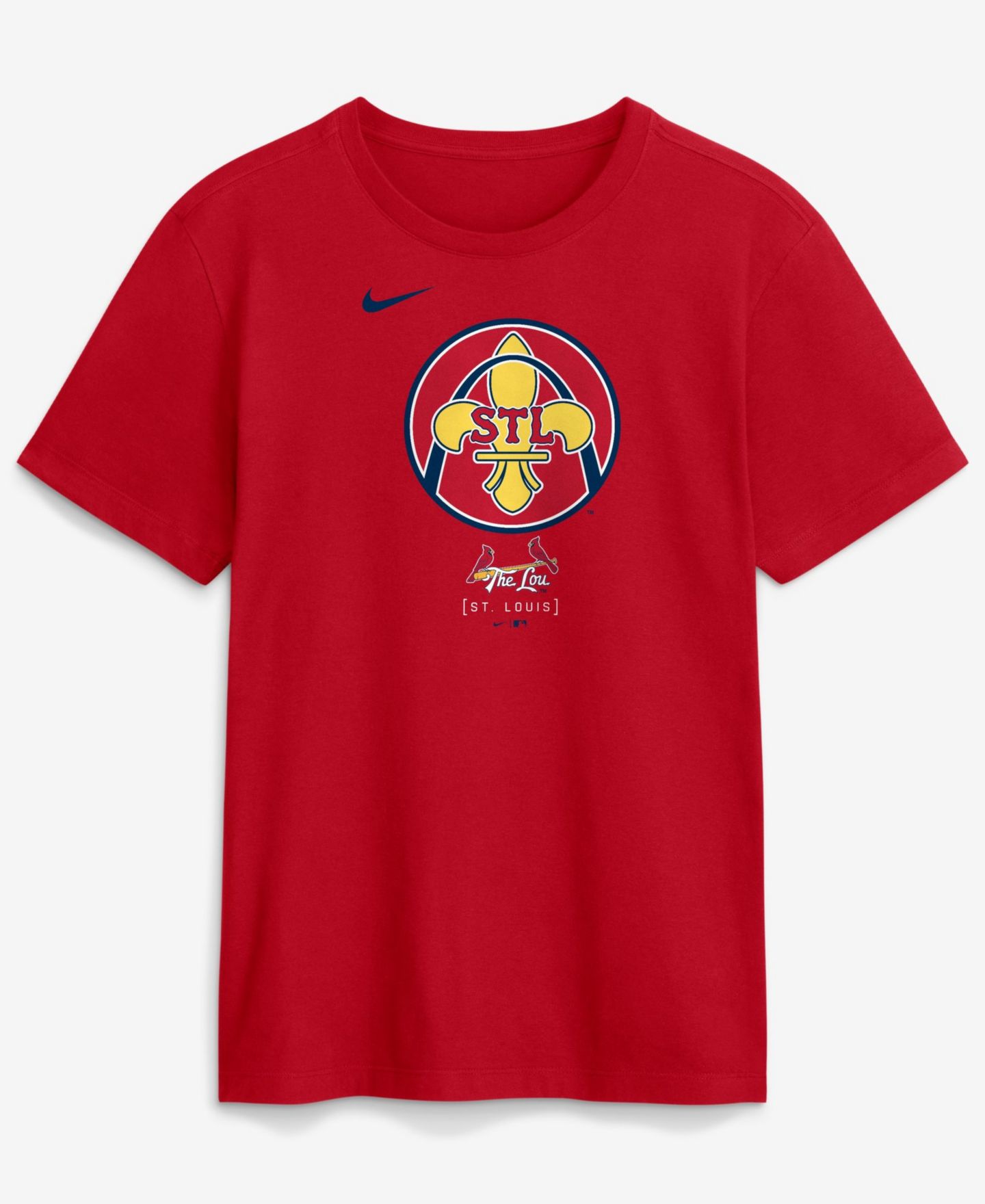 Мужская футболка Nike Red St. Louis Cardinals City Connect Wordmark — фото 5