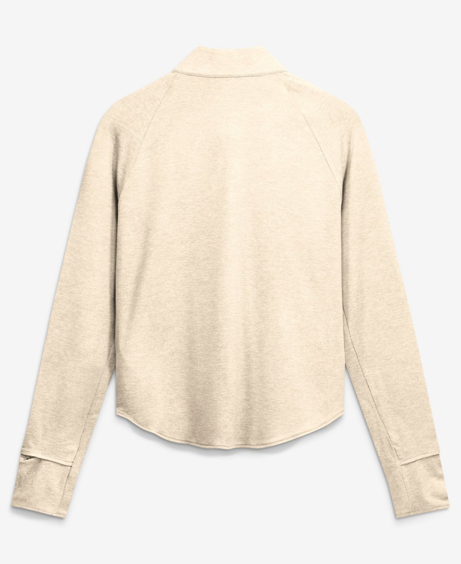 Women's Natural Ohio State Buckeyes Legacy Swift Dri-FIT Half-Zip Pullover Sweatshirt