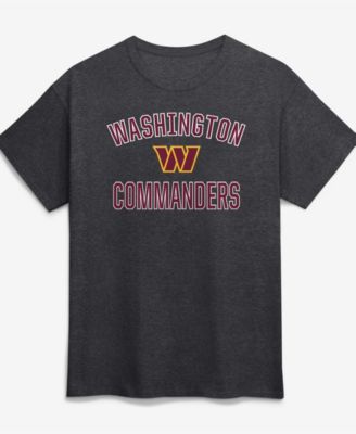 Men's Charcoal Washington Commanders Cotton Victory Arch T-Shirt