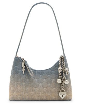 Headliner Deboss Top Zipper Shoulder Bag