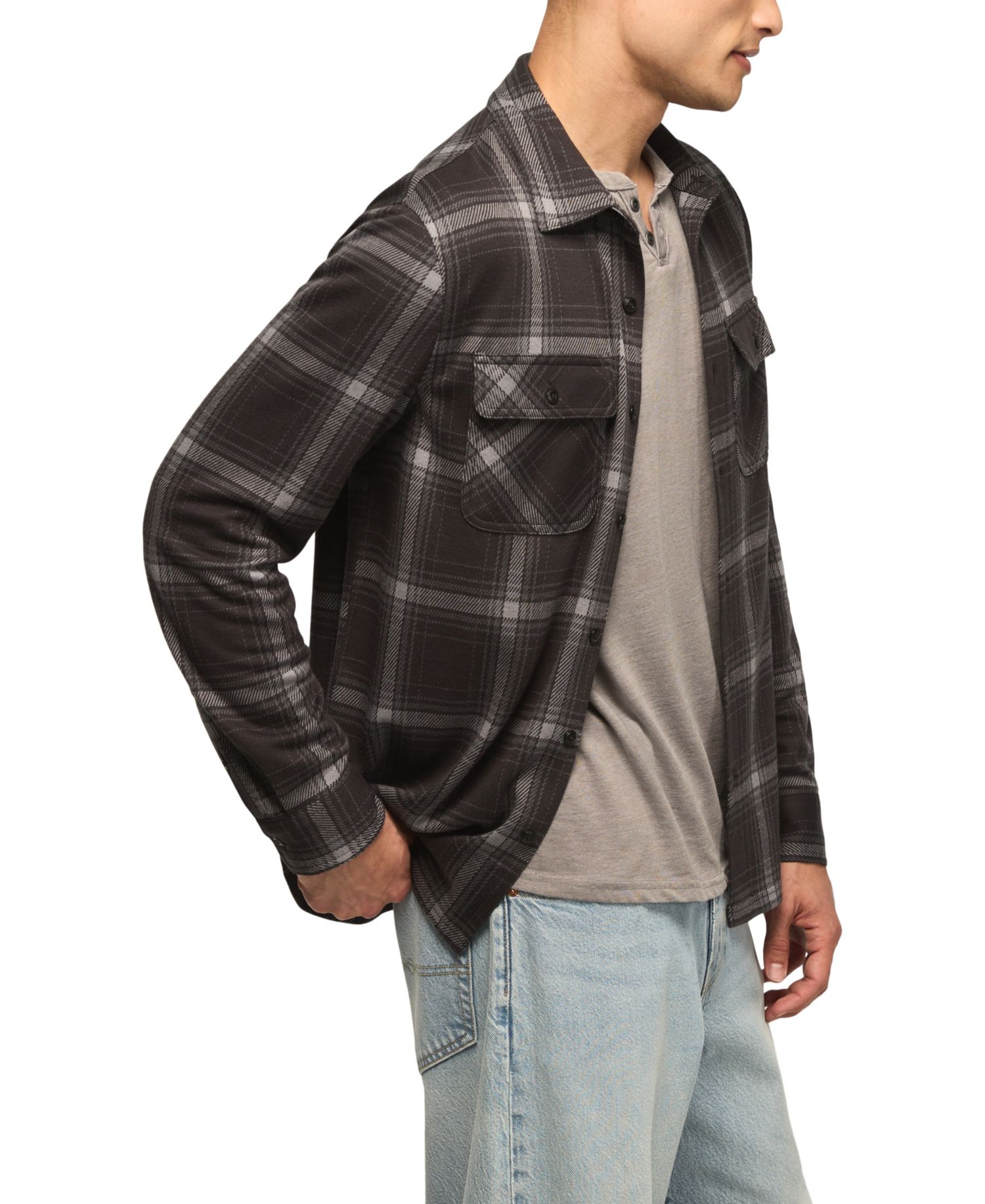 Men's Plaid Brushed Shirt