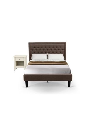 KD18F-1GA0C 2 Pc Wooden Bed Set - Wood Bed Headboard with 1 Night Stand For Bedroom