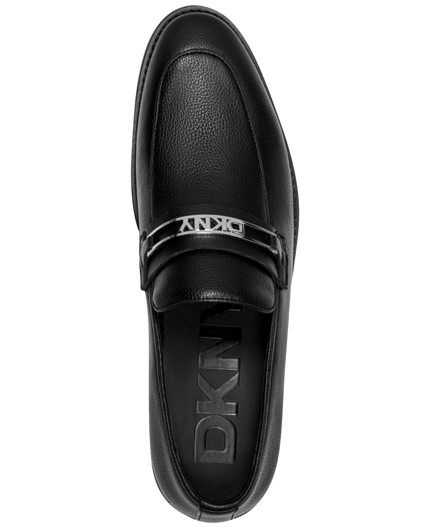 Мужские лоферы DKNY Fisk с круглым носком, цвет: Чёрный — фото 4