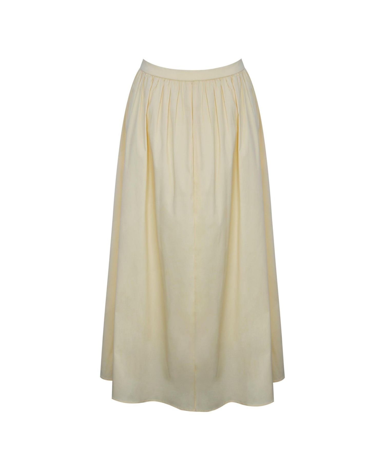 Women's Wina Low-Rise Maxi A-Line Cotton-Blend Poplin Skirt