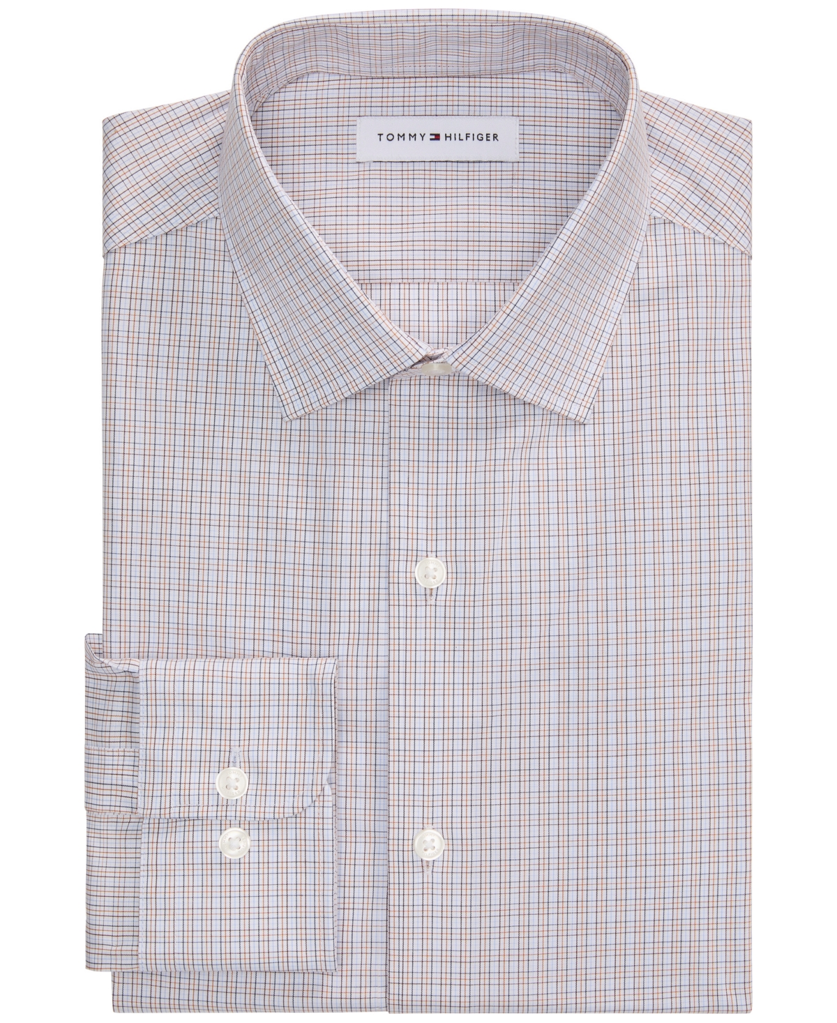 Tommy Hilfiger Men's Th Flex Stretch Twill Dress Shirt