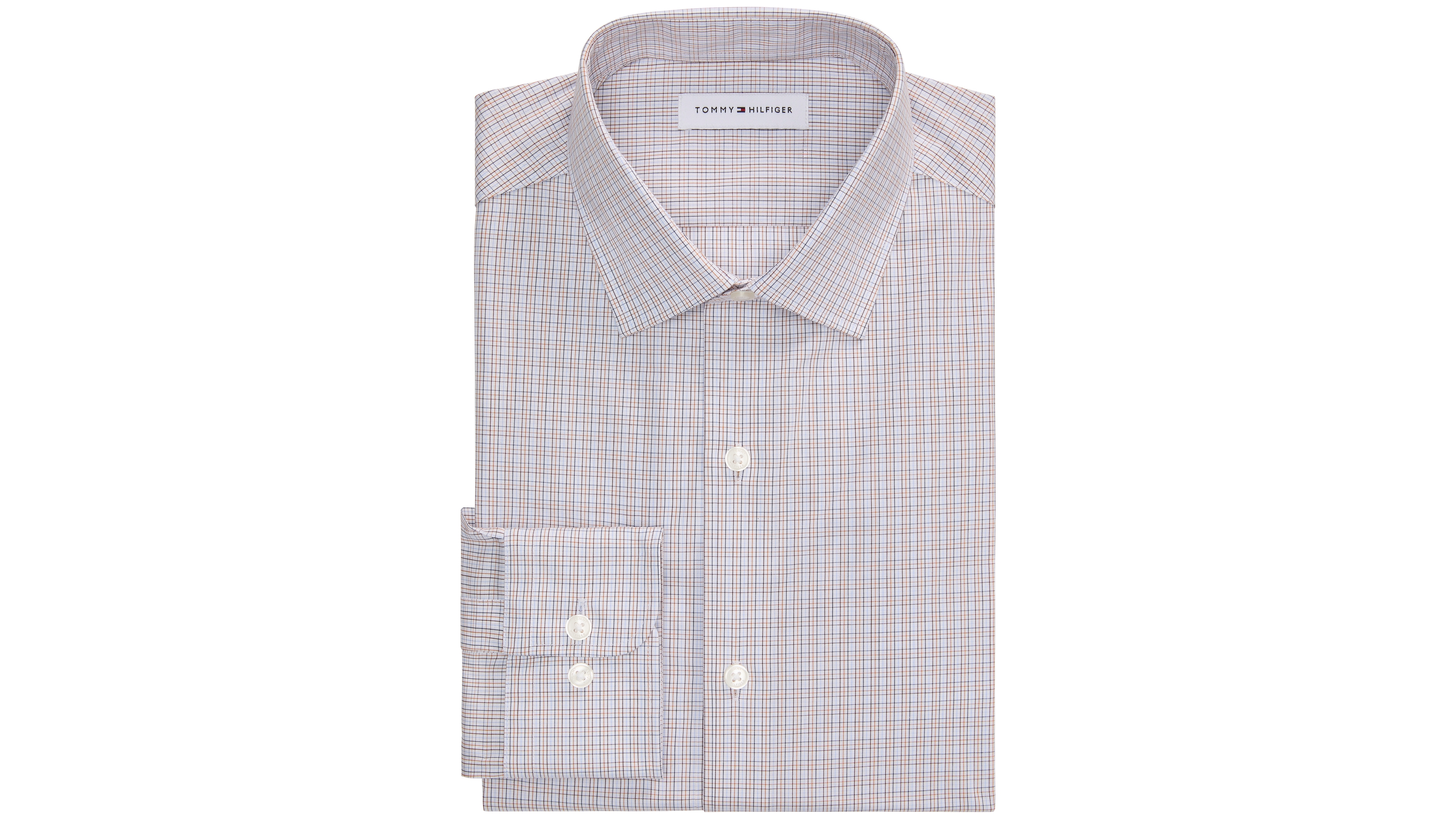 Tommy Hilfiger Men's Th Flex Stretch Twill Dress Shirt
