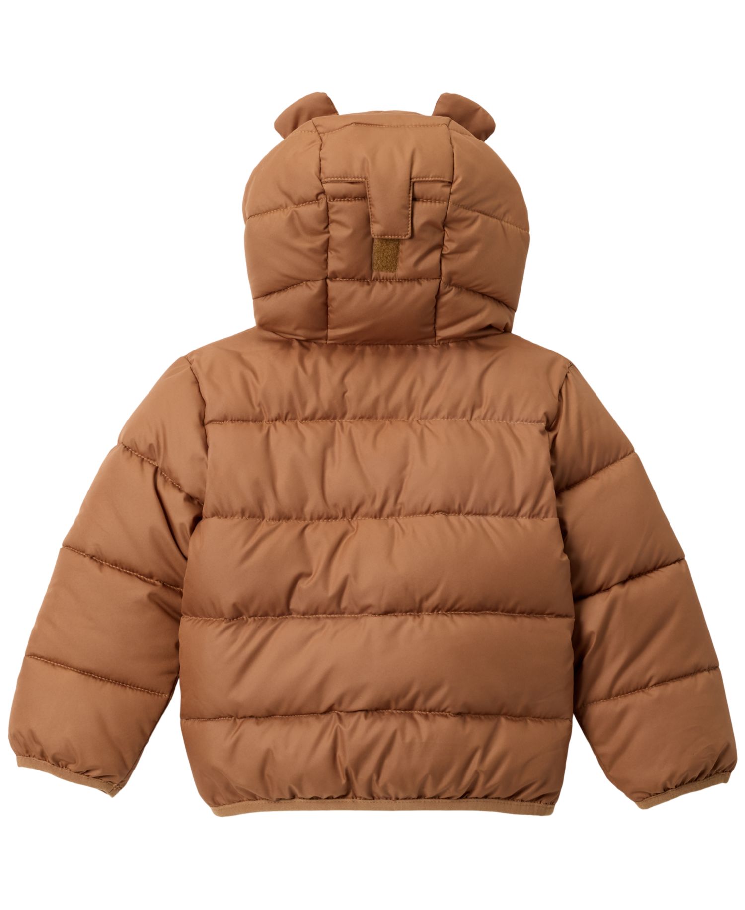 Toddler 2T-4T Tiny Bear Hooded Puffer Jacket
