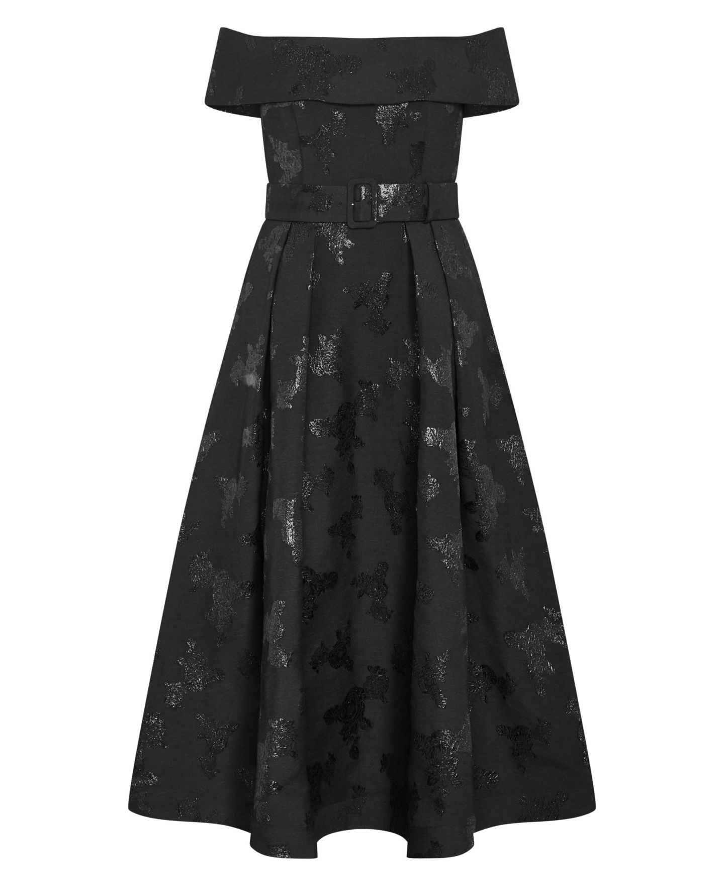 Женские платья CITY CHIC Plus Size High Status Jacquard Gown, цвет: Чёрный — фото 4