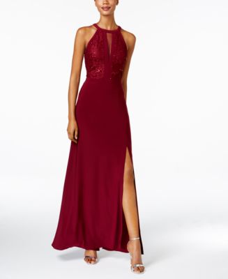 open lace back dress Nightway 22030