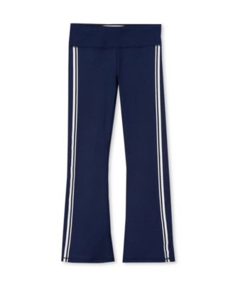 Girls Plus Active Flare Leggings with Side Stripe