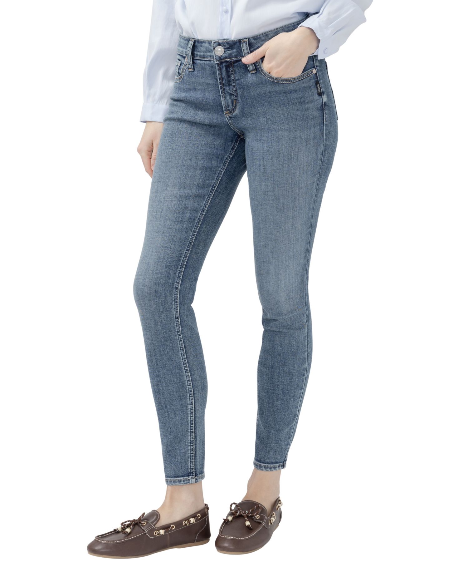 Women's Elyse Low-Rise Skinny Jeans