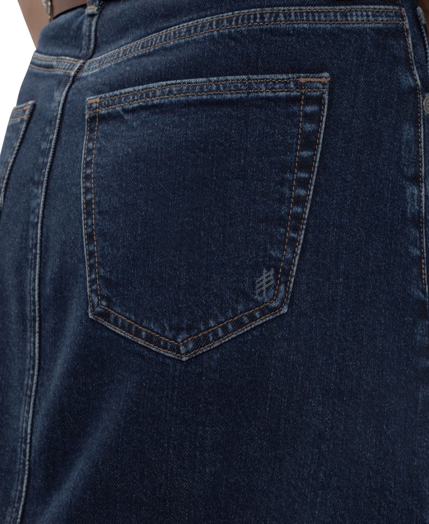 Women's Denim A-Line Mini Skirt